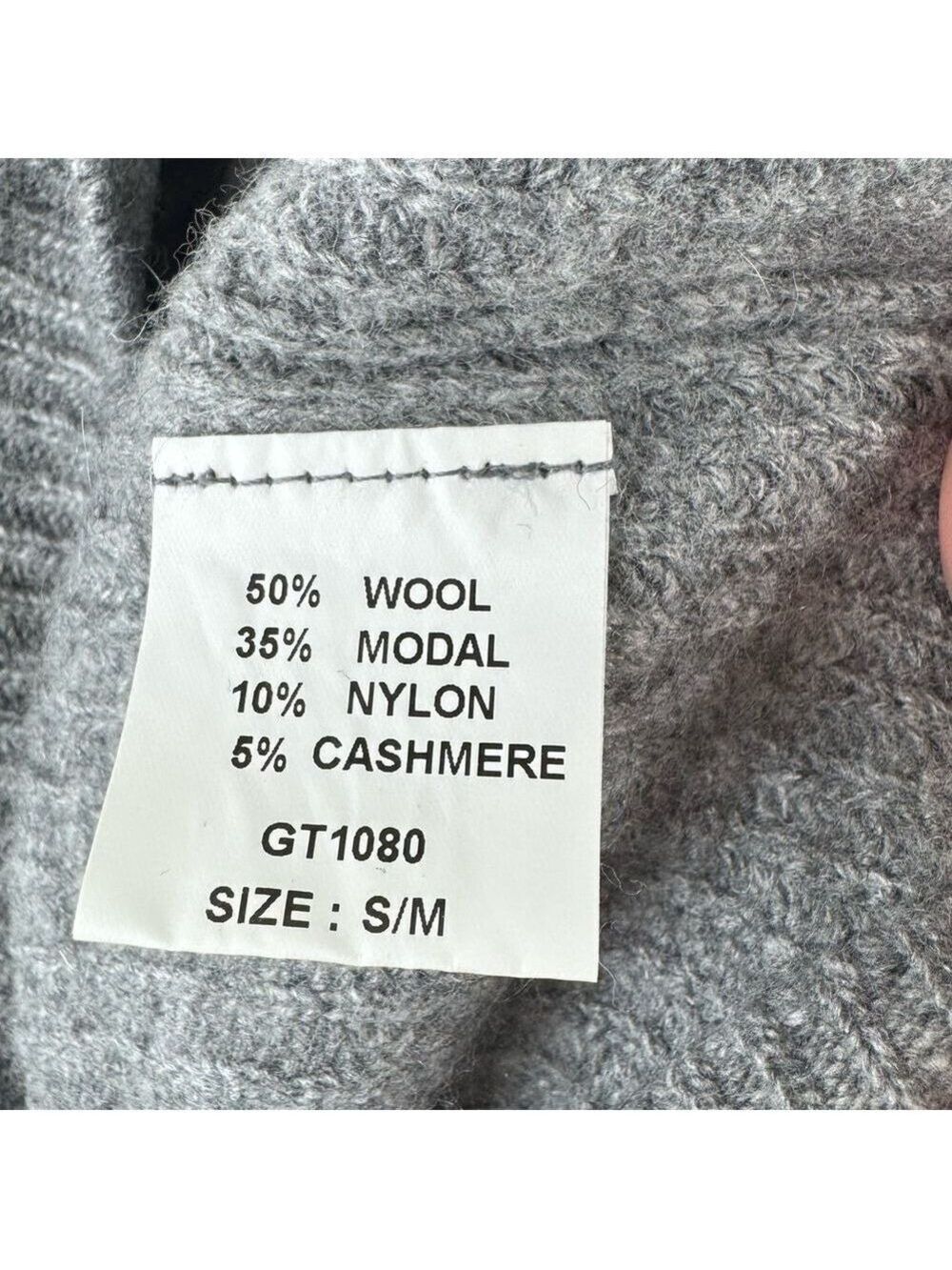 Sori V-Neck Wool Cashmere Blend Dolman Sweater - Picture 7 of 7